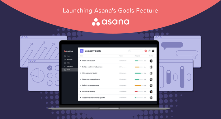 A webinar promo for Asana
