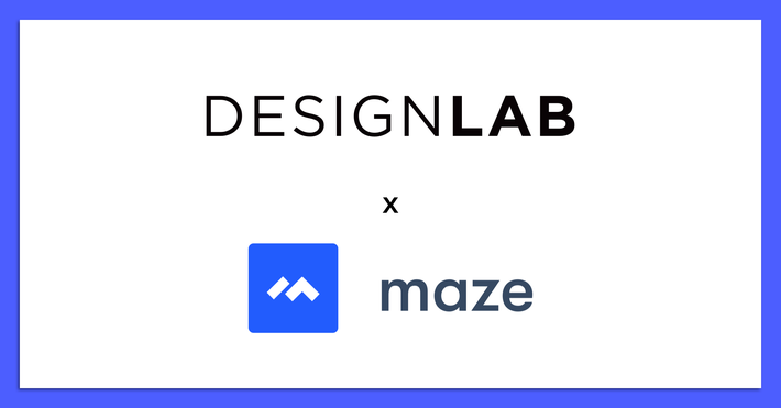 An illustration of the Designlab and mazo wordmark logos